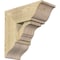 Ekena Millwork Balboa Traditional Rough Sawn Bracket w/ Offset Brace, Douglas Fir, 8"W x 18"D x 18"H BKT0806X18X18BOA01RDF - alternate 1